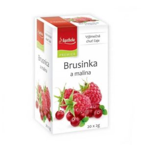 Brusinka a malina ovocný čaj