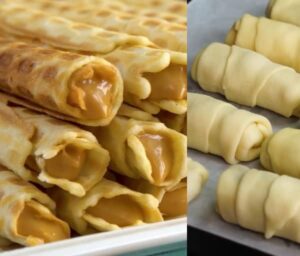 Ořechové trubičky recept (recept na ořechové trubičky)