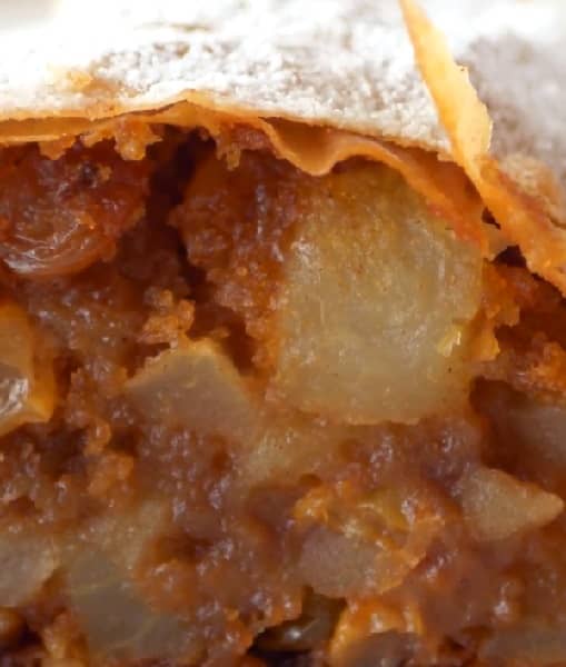 Recept na jablečný štrúdl (jablečný štrúdl)
